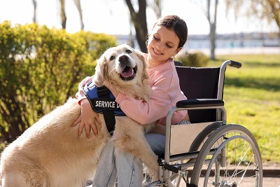 Physical disability service dogs