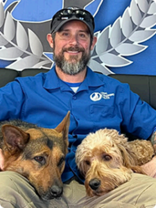 JB Pitsinger, service dog trainer